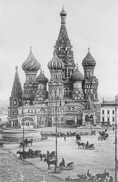 La Cattedrale di San Basilio il Benedetto sulla Piazza Rossa a Mosca da Russian Photographer